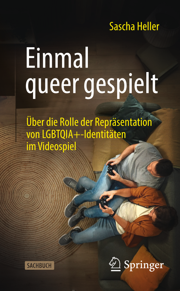 Cover des Buches Einmal queer gespielt von Sascha Heller